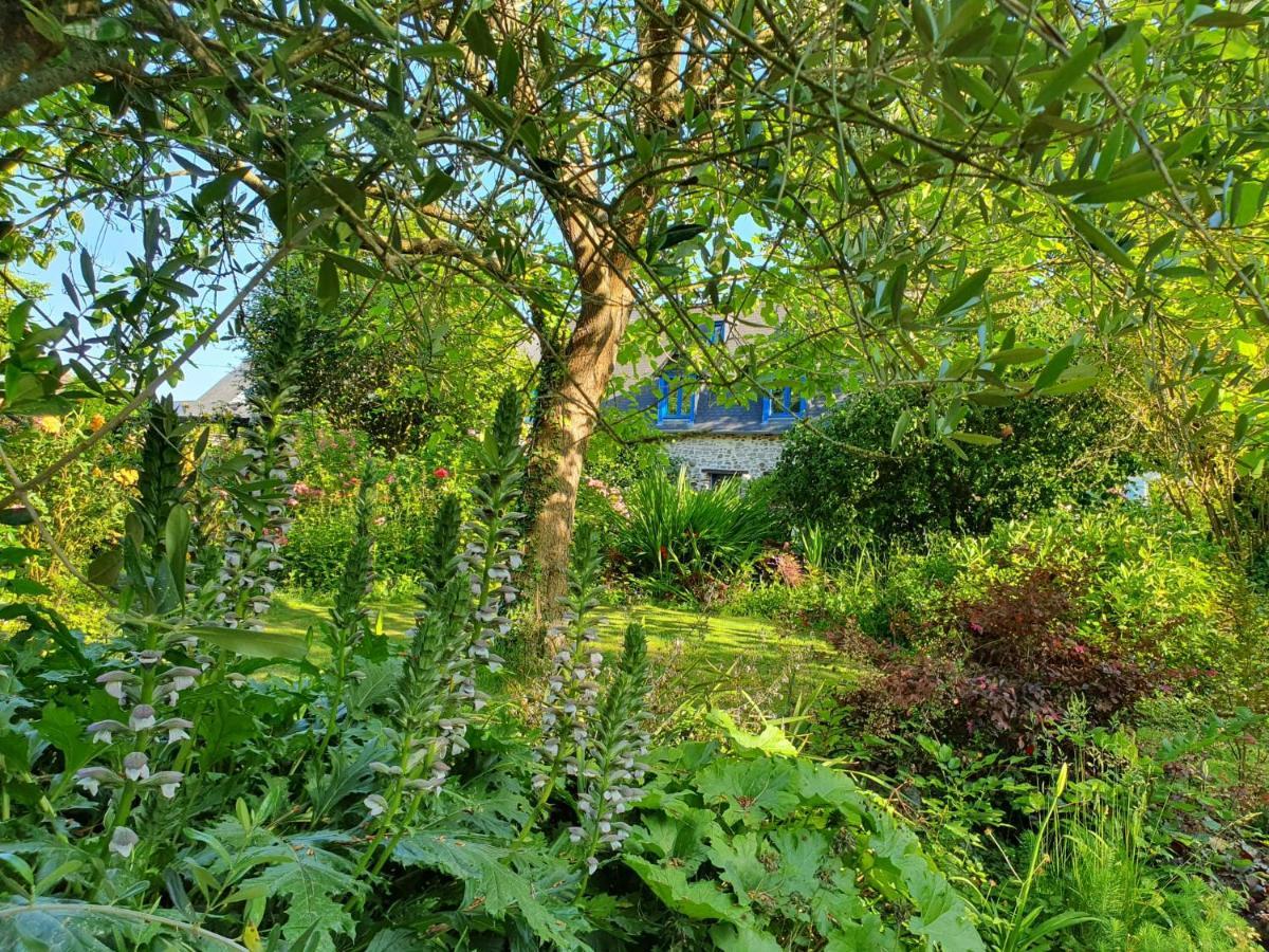 Maison En Pierre Dans Son Nid De Verdure Roz-Landrieux Exterior photo